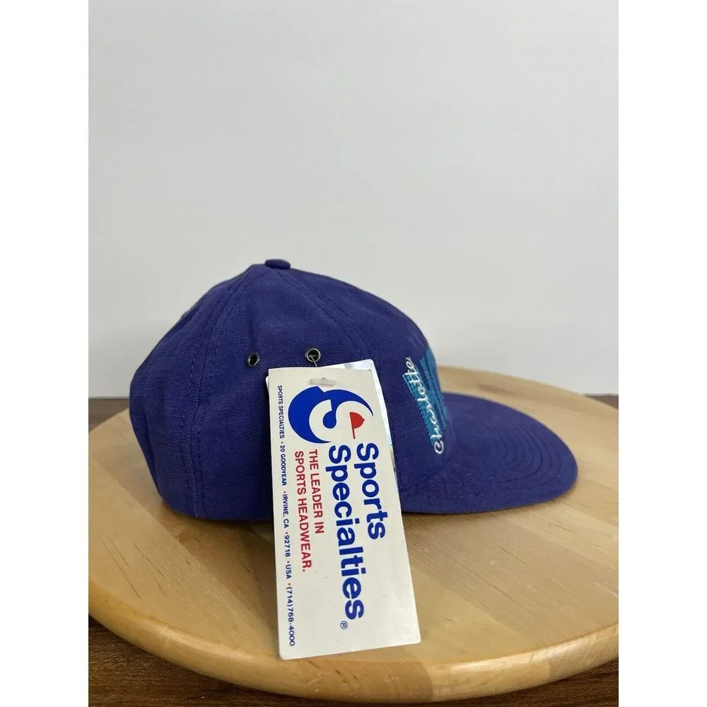 Vintage 90s NBA Charlotte‎ Hornets SnapBack Hat NWT